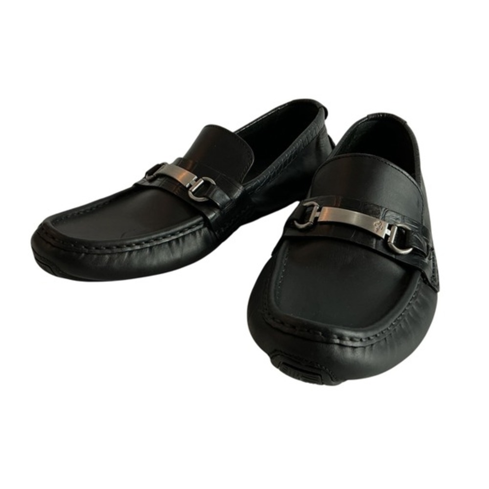 Cole Haan Size 11 Somerset Horse Bit Loafers Shoes Slip On Black Classic Preppy